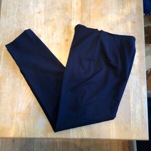 Talbots Navy Straight-Leg Pants